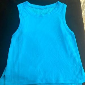 Blue lululemon tank